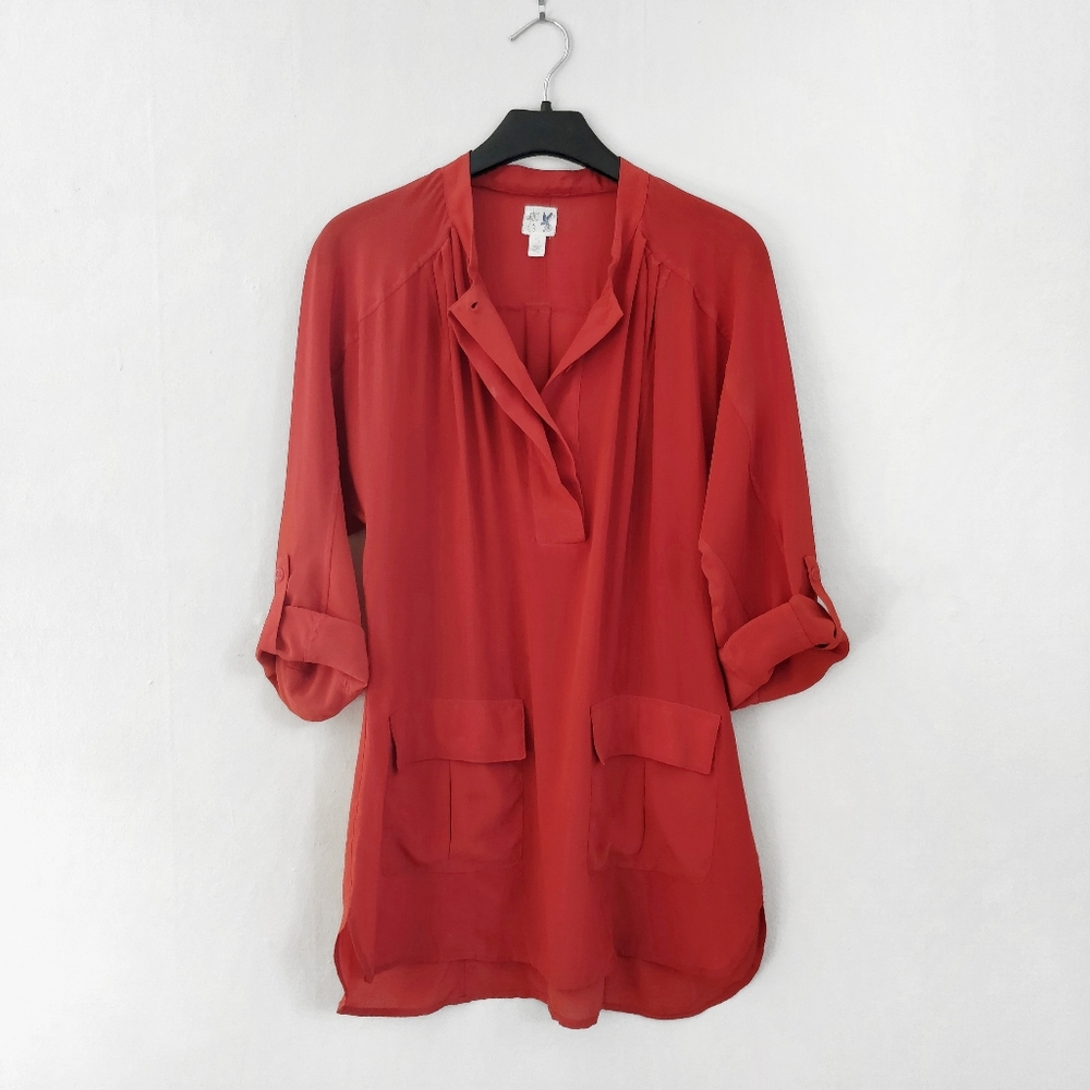 Anthropologie | silk tunic [Edme & Esyllte]